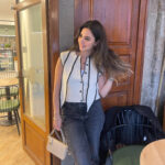 Fularlı triko hırka