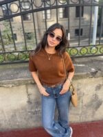 Fakir kol kahve yumuşak triko